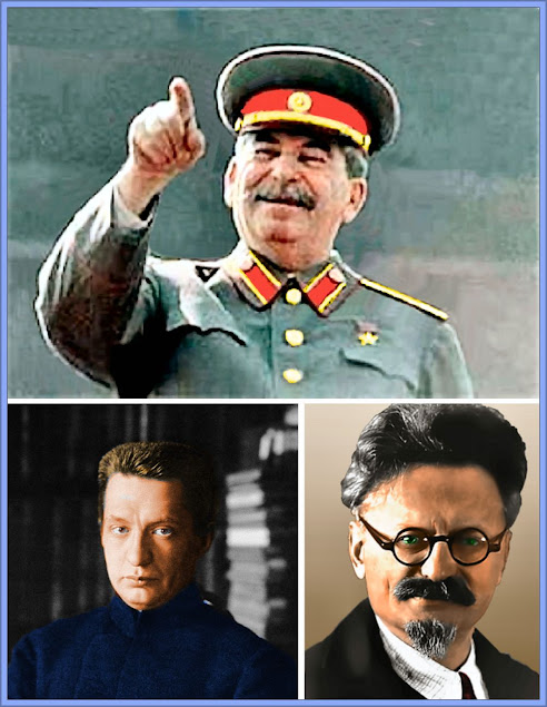 Stalin, Kerensky And Trotsky
