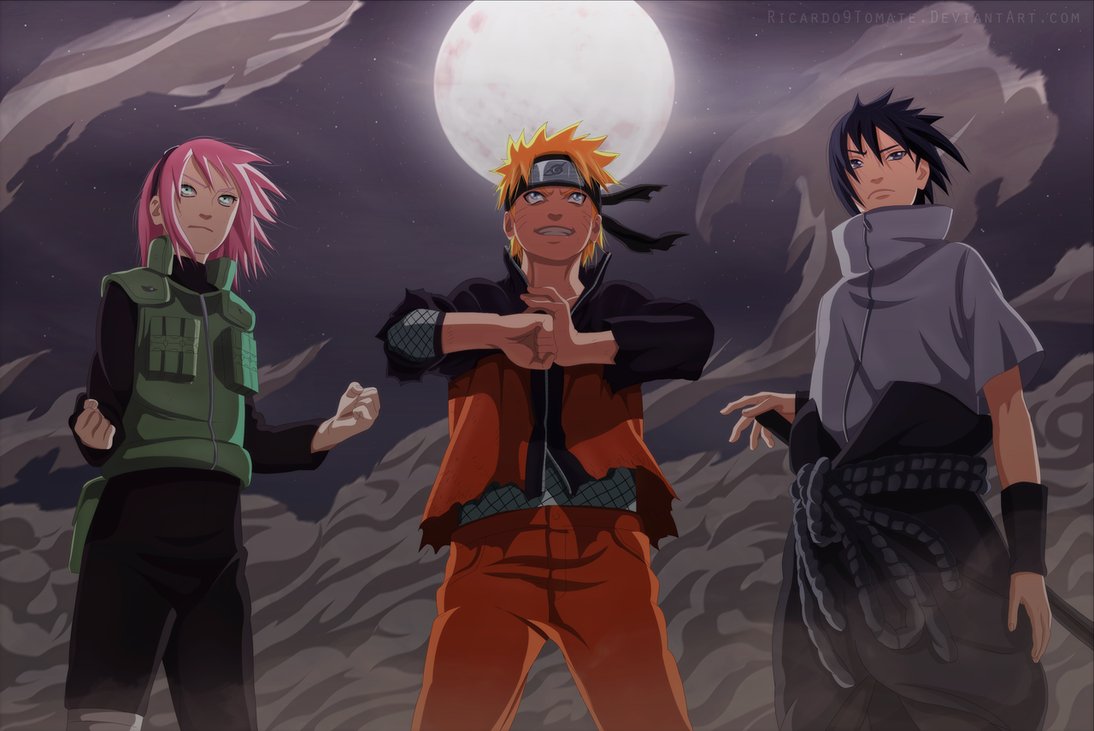 Gambar Naruto Sasuke Dan Sakura Tim 7 Gambar Kata Kata