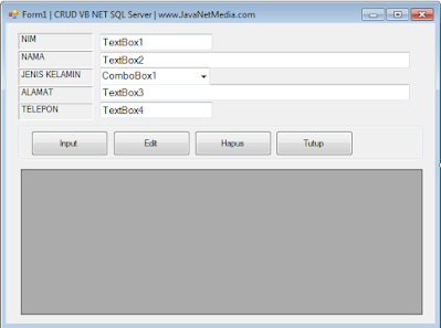 Membuat CRUD VB .Net Database SQL Server