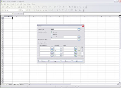 OpenOffice.org 3.0 Calc Solver tool