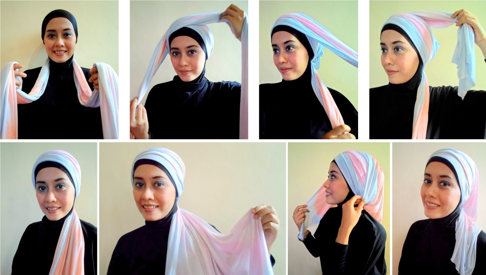 Tutorial Hijab Pashmina Kaos TERBARU