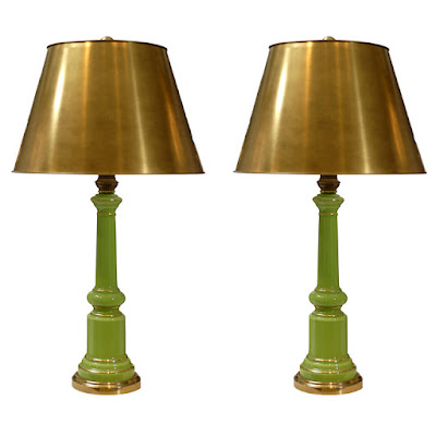 Custom Glass Lamp Shades on Glass With Original Gold Details  New Custom Gold Paper Shade And Gold