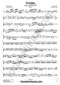  Czardas Sheet Music for Violin Classical Music Score