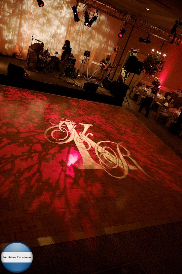 Patterned and textured lighting gives that signature look to your wedding 