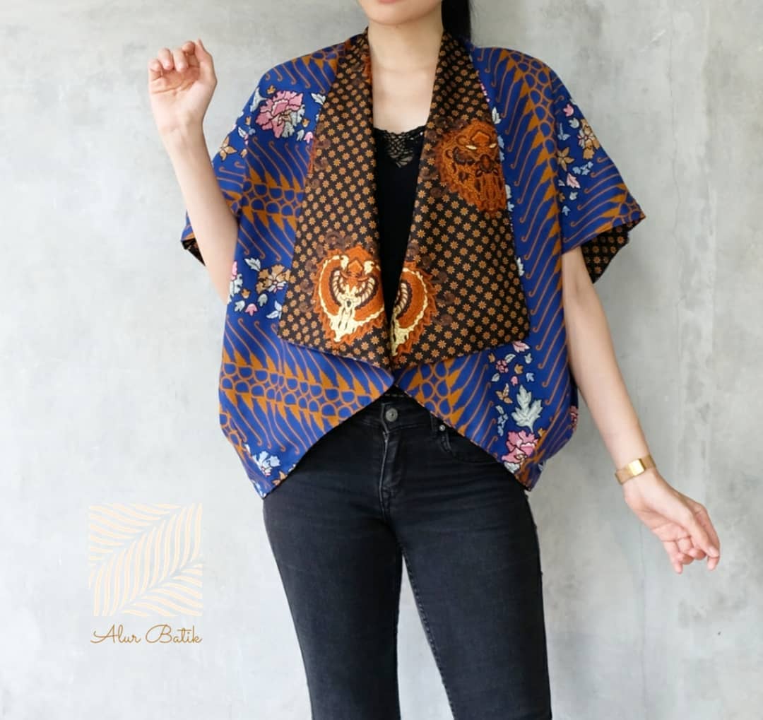 48 Model Baju Batik Atasan Wanita Terbaru 2019 Model 