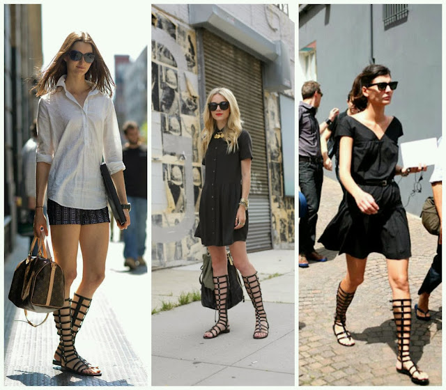 Desfilando Moda: Ta na Moda - Sandalia Gladiadora