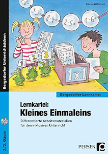 Lernkartei: Kleines Einmaleins: Differenzierte Arbeitsmaterialien für den inklusiven Unterricht (2. und 3. Klasse) (Bergedorfer Lernkartei)