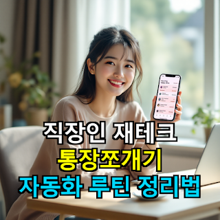 직장인 통장쪼개기 자동화 루틴 구성 인포그래픽