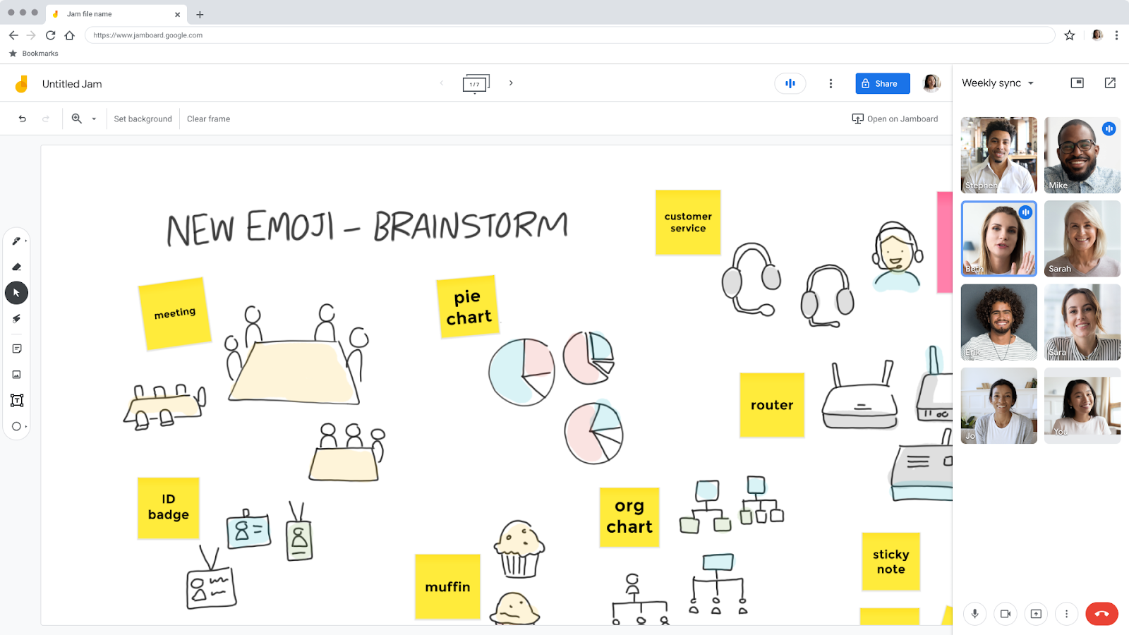 د Google Workspace تازه معلومات: ګډون وکړئ یا په مستقیم ډول په ویب کې د Jamboard څخه ناسته پیل کړئ ترڅو همکاري پیل کړئ