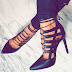 Pointed Toe Lace-Up Heels