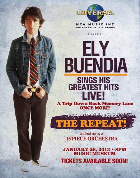 Ely Buendia Sings His Greatest Hits Live! The Repeat!