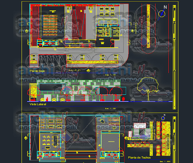 download-autocad-cad-dwg-file-estetica-school-Villa-Elisa-Fede