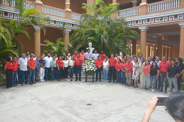 Recuerdan en el PRI 109 años de la entrada del General Alvarado a Yucatán