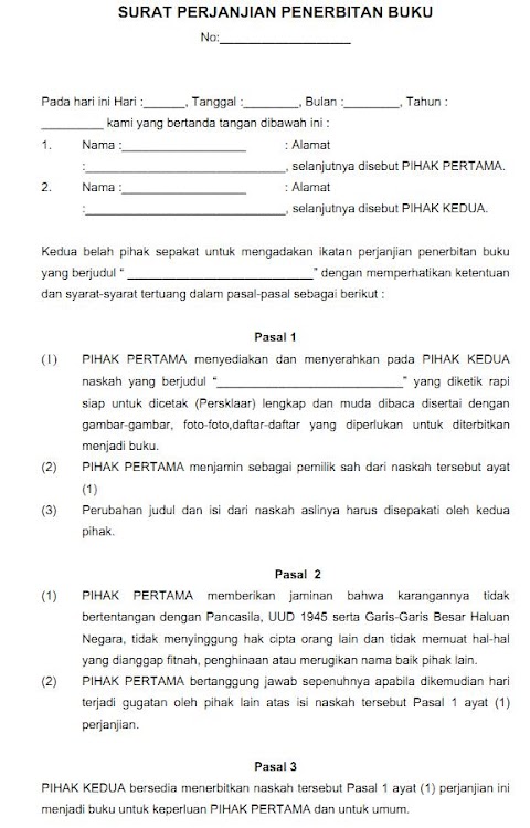 contoh borang sewa van