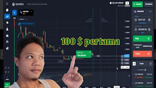 Pengalaman Trading dan Meraih 100 Dollar Pertama di Quotex