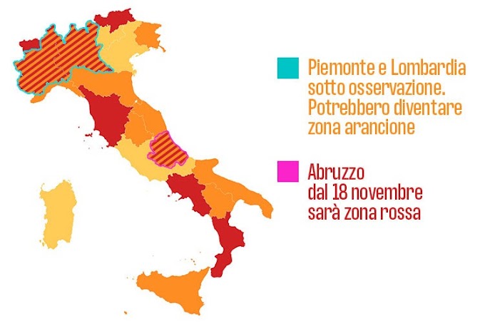Coronavirus in Italia: rinnovate le misure in sei regioni