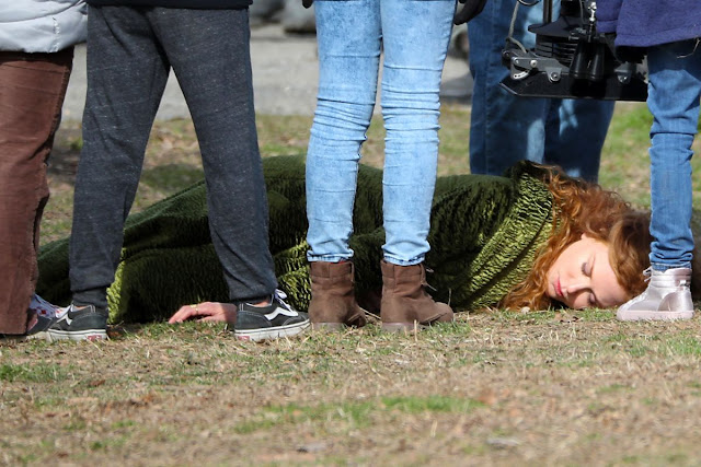 Nicole Kidman on the Set of The Undoing in New York 2019