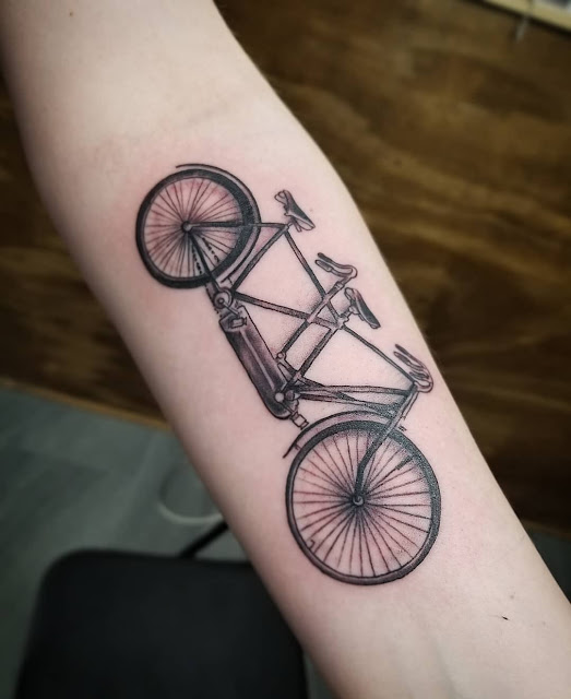 Tatuagem de bicicleta 