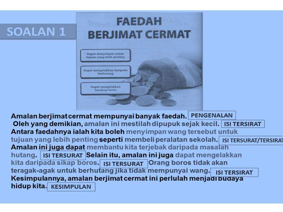 Teknik Menjawab Ulasan UPSR Bahasa Melayu (Bahagian B 