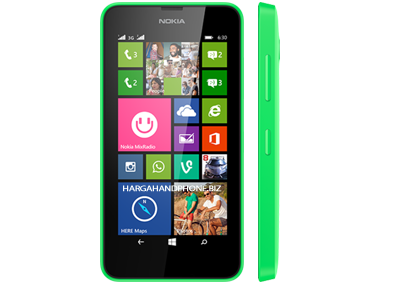  Nokia Lumia pertama dengan sistem operasi Windows Phone versi  Nokia Lumia 630 Dual SIM Spesifikasi dan Harga
