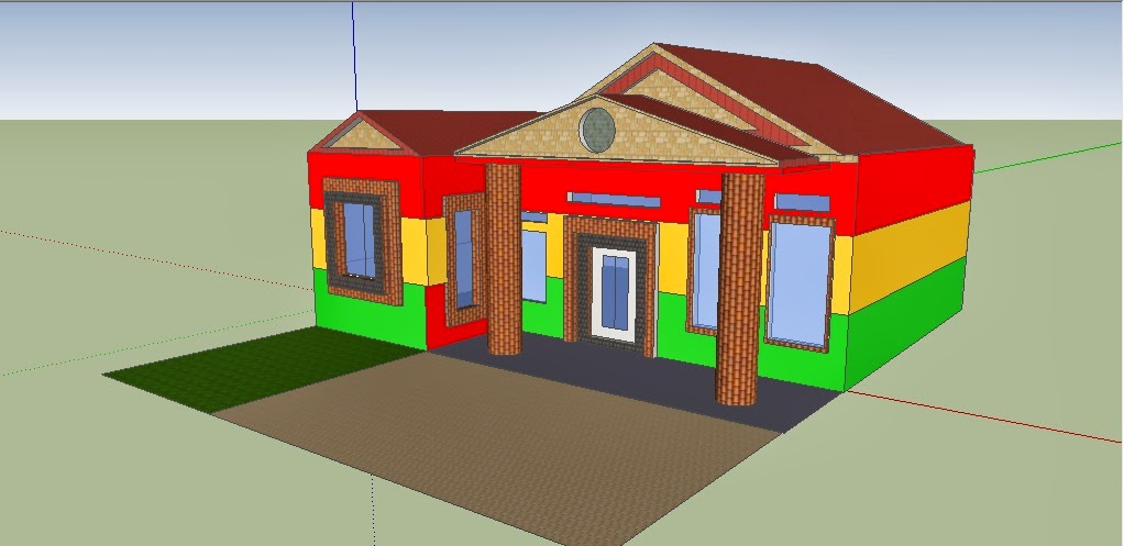 GAMBAR DESAIN RUMAH Desain Rumah Sketchup 