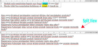 Cara Membuat Split View di MS Word