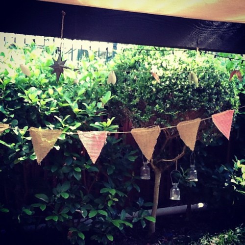 I couldn't see myself having much use for hessian bunting after the 