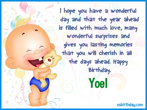 Yoel Happy birthday