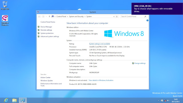 Cara Aktivasi Permanen Windows 8 Pro With Media Center