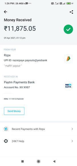 Mall91 App Payments Proofs   2021 | Mall91 app Paytm Proof | Mall91 Bank Proof | Mall91 google pay Proof   mall91 app payment proof 2021, mall91 latest payment proof, mall91 paytm proof, mall91 bank payment proof, mall91 all payment proofs, mall91 app payment proof screenshot