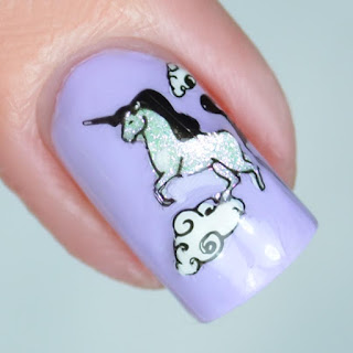 unicorn nail art