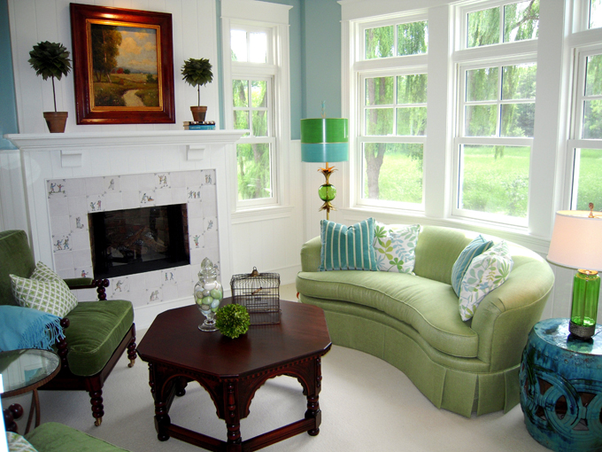  Blue  and Green  Living Rooms Exotic House  Interior Designs 
