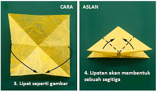 cara membuat origami kupu kupu dari kertas lipat
