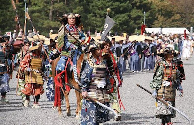 peragaan samurai di zaman modern