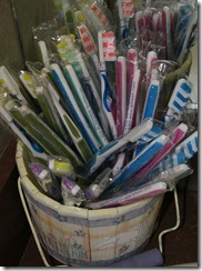 toothbrushes