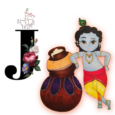 Krishna Alphabet J Image