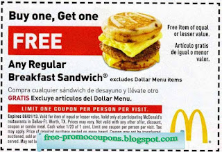 Free Printable Mcdonalds Coupons