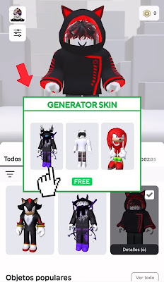 Generador de skins En Roblox 