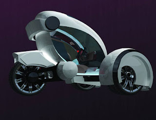 Modern Airwaves Futuristic Compact City concept car