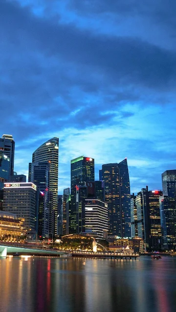 City, Cityscape, Buildings, Skyscrapers, Coast