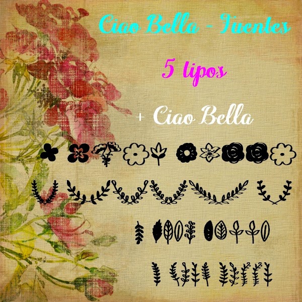 Ciao Bella - Fuentes [Diseño Gráfico]