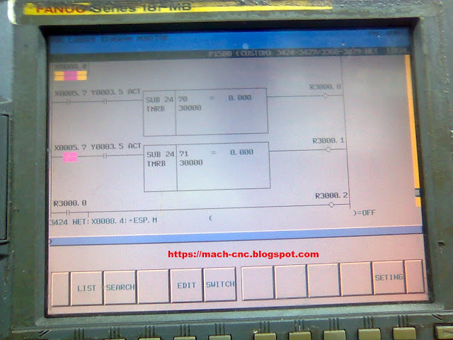 ladder fanuc robodrill