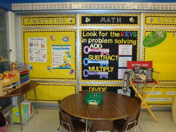  Classroom  Walls  Tip 3 Simple Color Scheme Clutter Free 