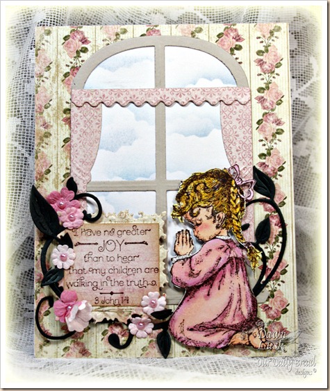 Precious Girl, ODBD Window Die, Our Daily Bread designs