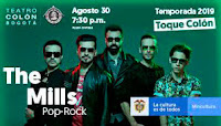 Concierto de THE MILLS en Teatro Colon 2019