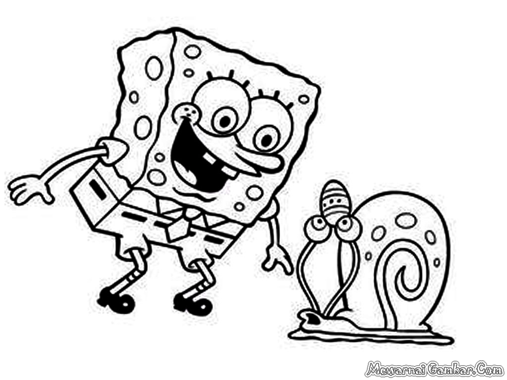 Mewarnai Gambar Spongebob Radea