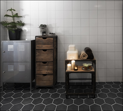 Stenbolaget-Svart-Hexagonklinker
