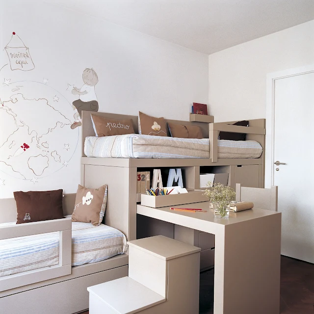 DECORACIÓN DORMITORIO - 50 IDEAS PARA DORMITORIOS COMPARTIDOS