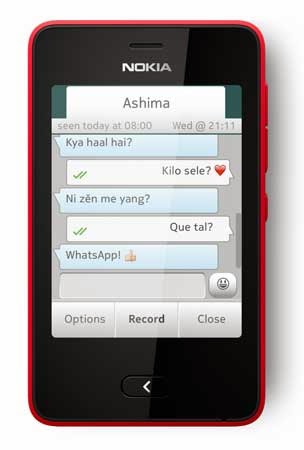 Whatsapp nokia asha 501