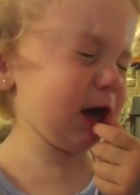 little girl cries over not having a boyfriend